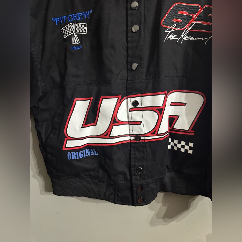 PacSun Pit Crew Racing Jacket size M - Picture 6 of 12